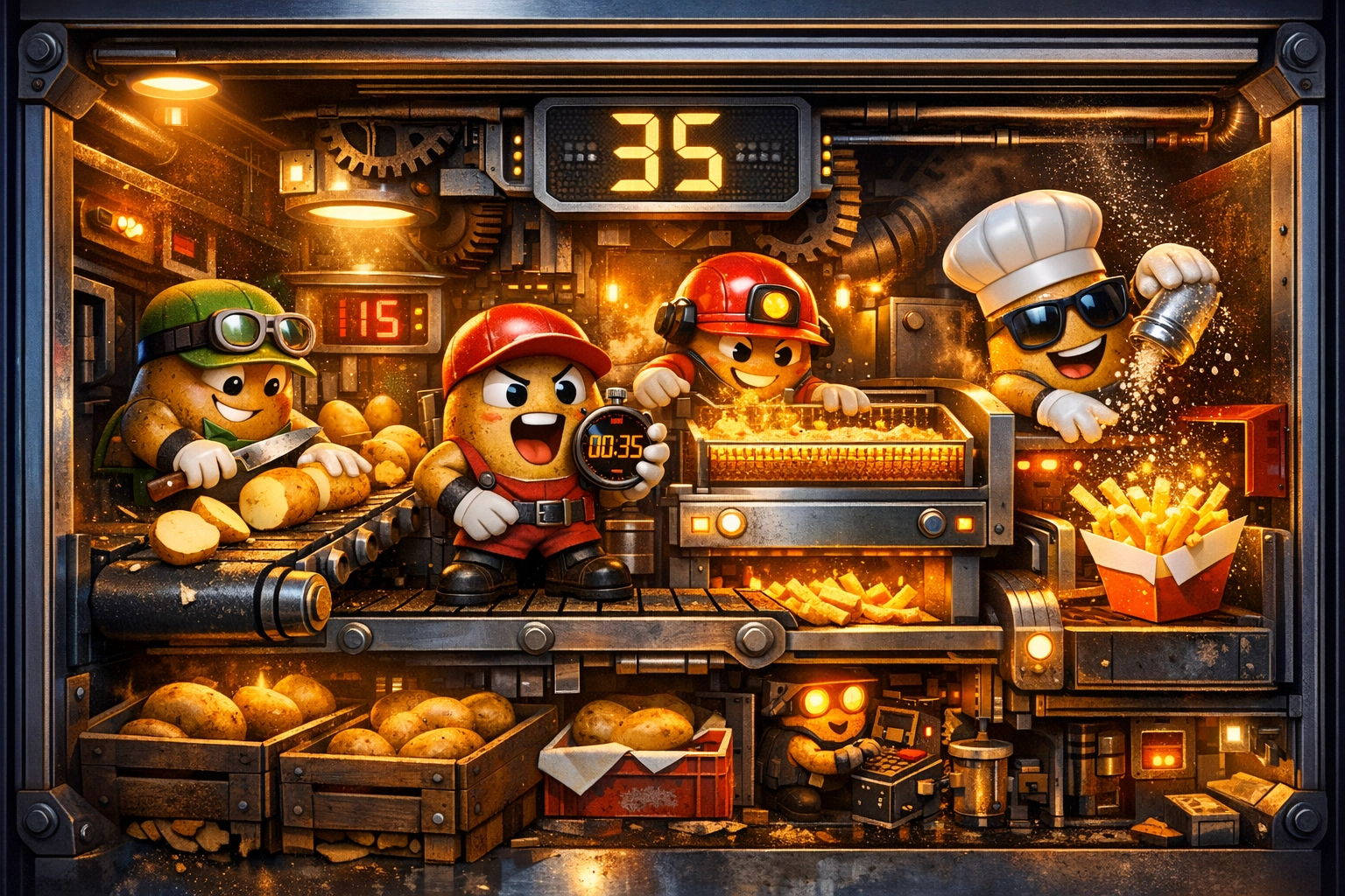 PatPatates – Sıcak çıtır kızartılmış patates